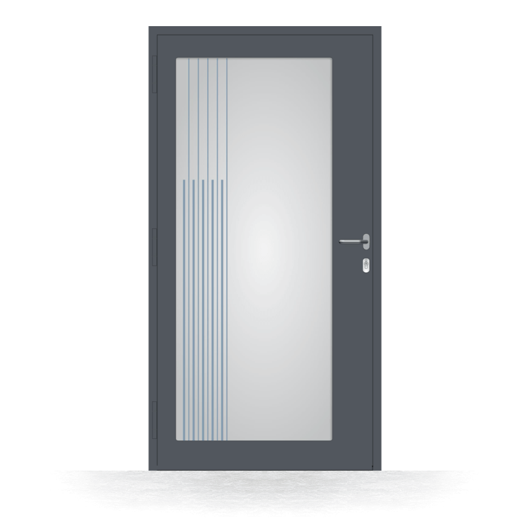 Puerta de entrada de aluminio Alcorcón