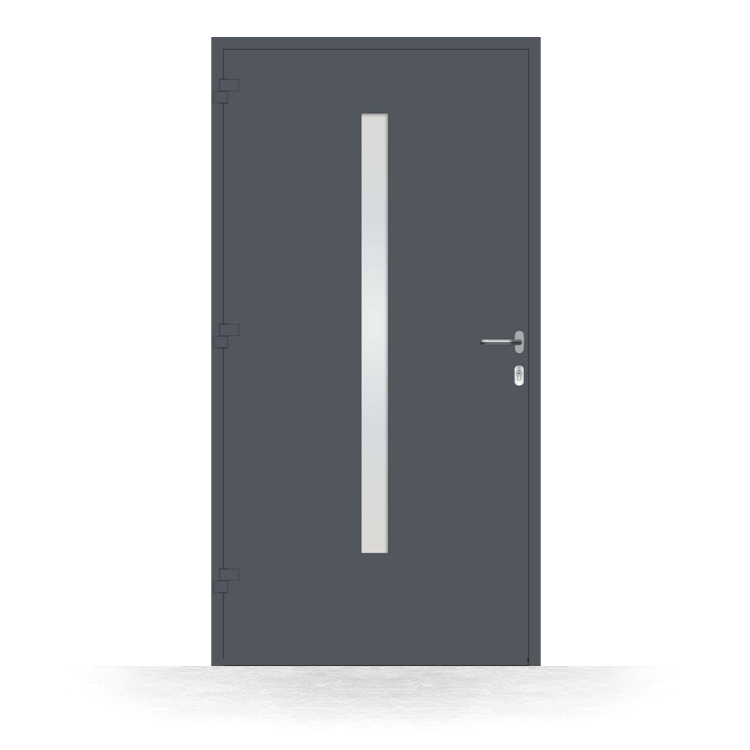 Puerta de entrada de aluminio Alicante