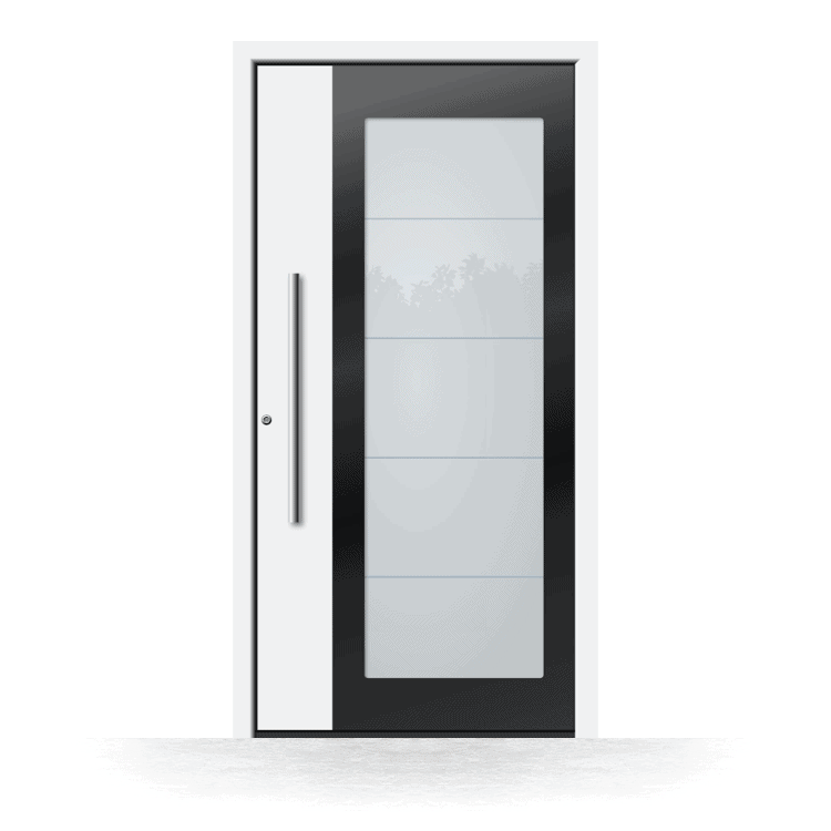 Puerta de entrada modelo Badajoz en blanco