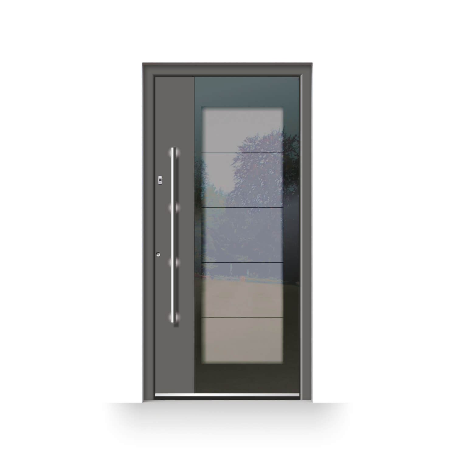 Puerta de entrada modelo Badajoz con manilla iluminada