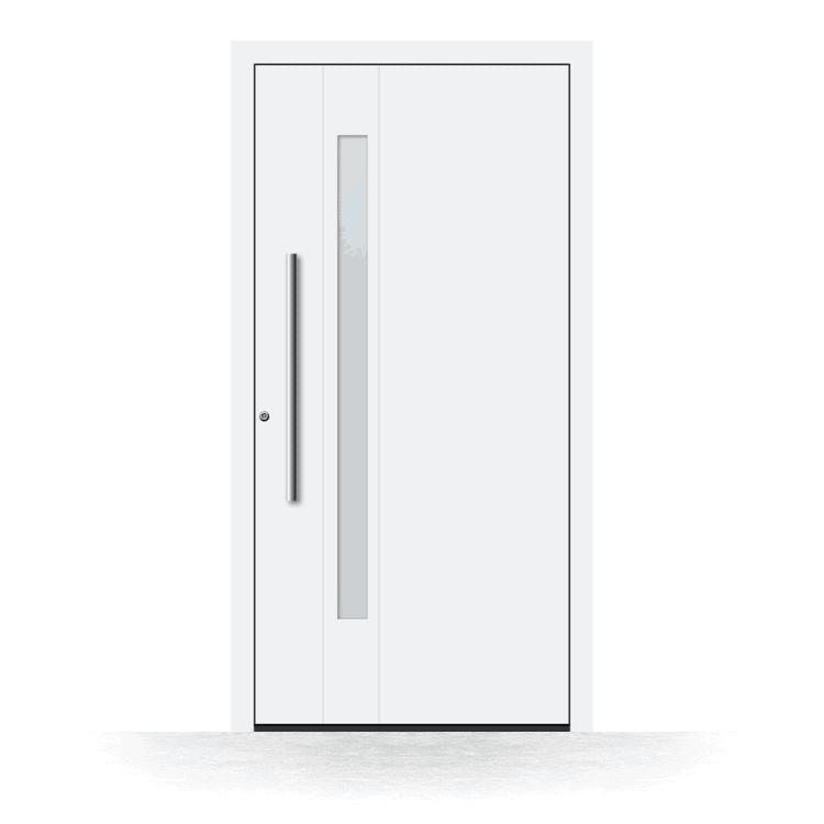 Puerta de entrada modelo Badalona en blanco