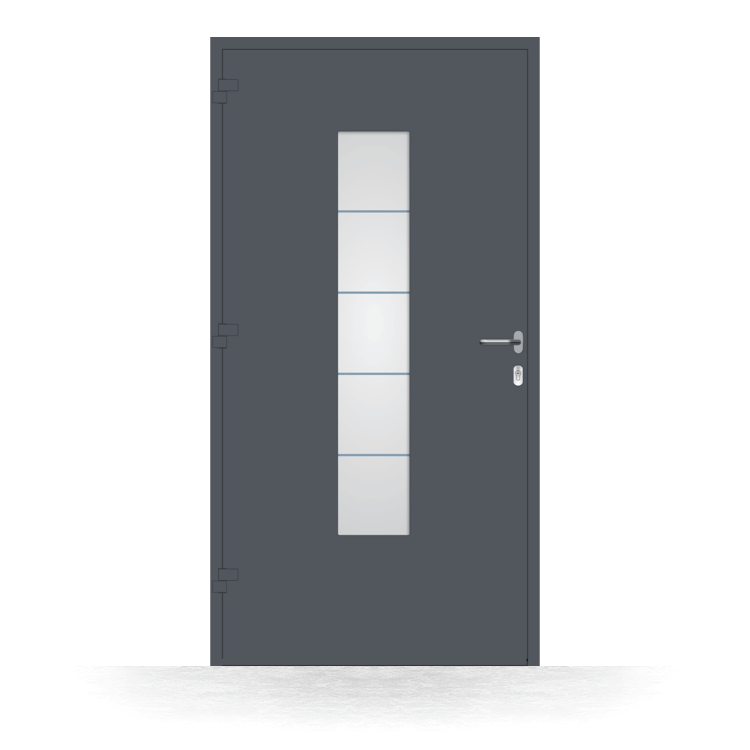 Puerta de entrada de aluminio Málaga