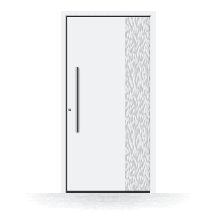 Puerta de entrada modelo Burgos en blanco