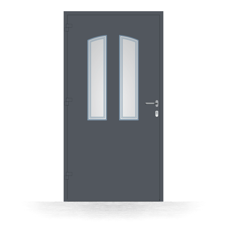 Puerta de entrada de aluminio Fuenlabrada