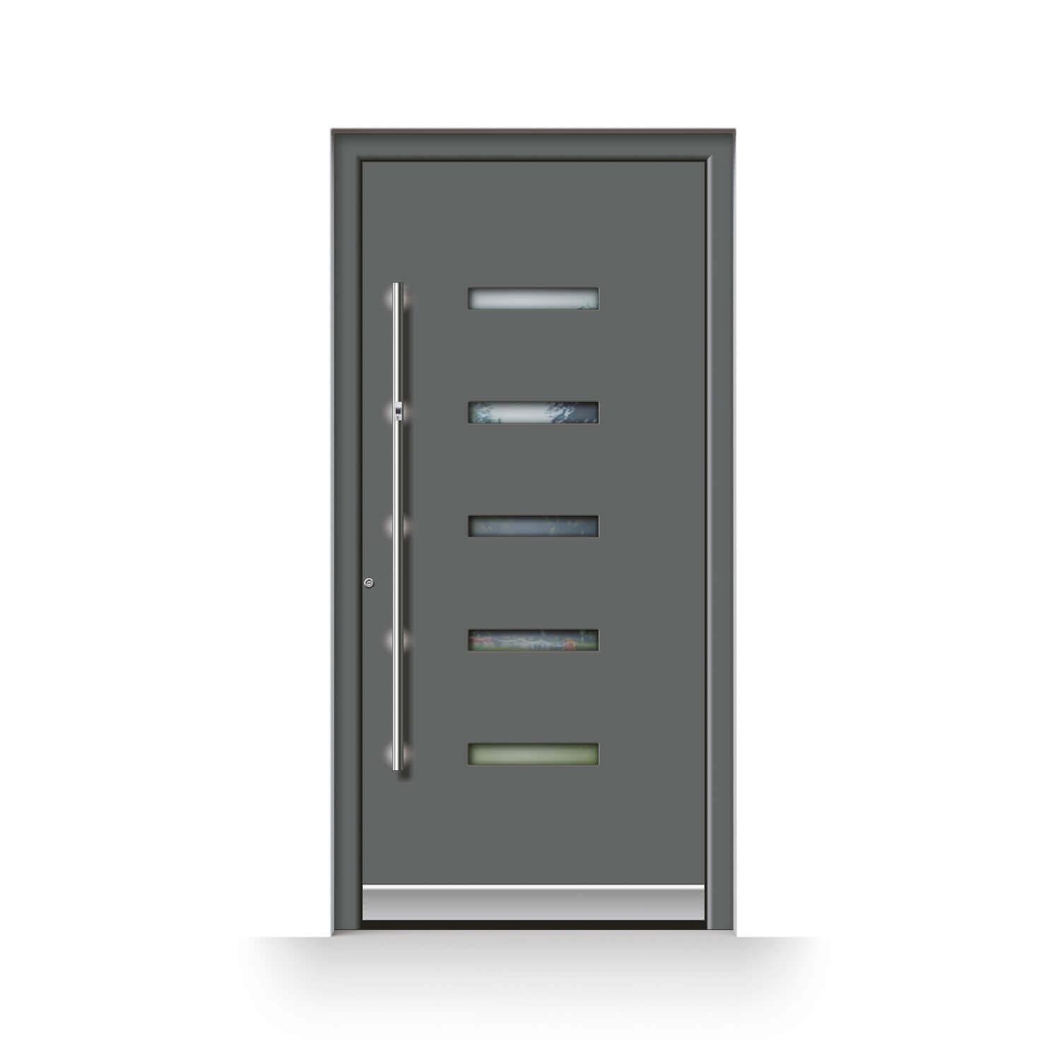 Puerta de entrada modelo Granada con manilla iluminada