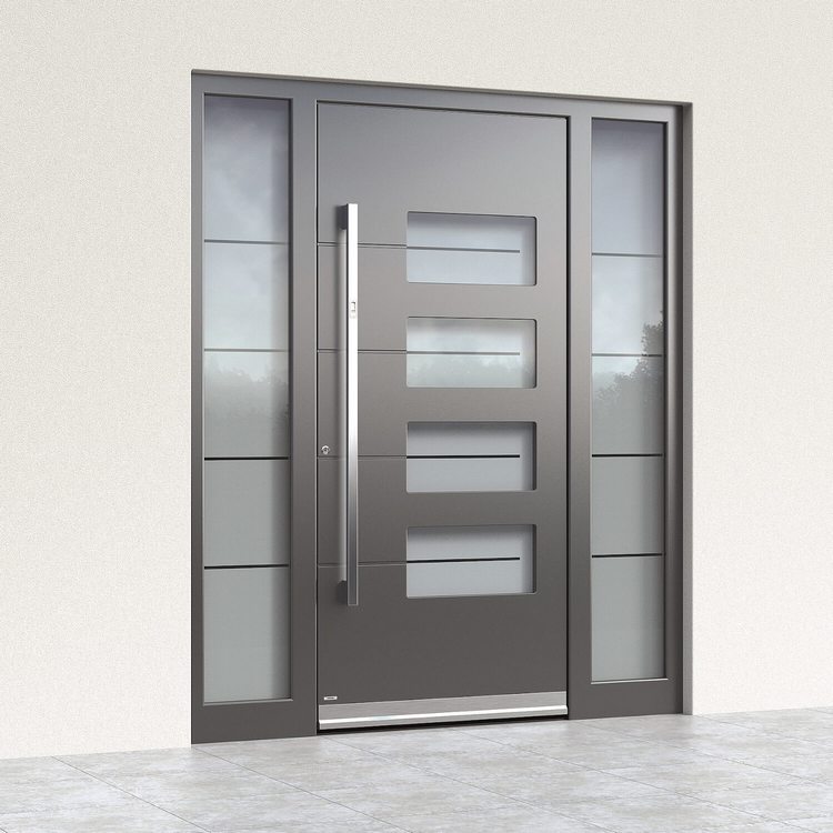 Puerta de entrada modelo Las Palmas con paneles laterales
