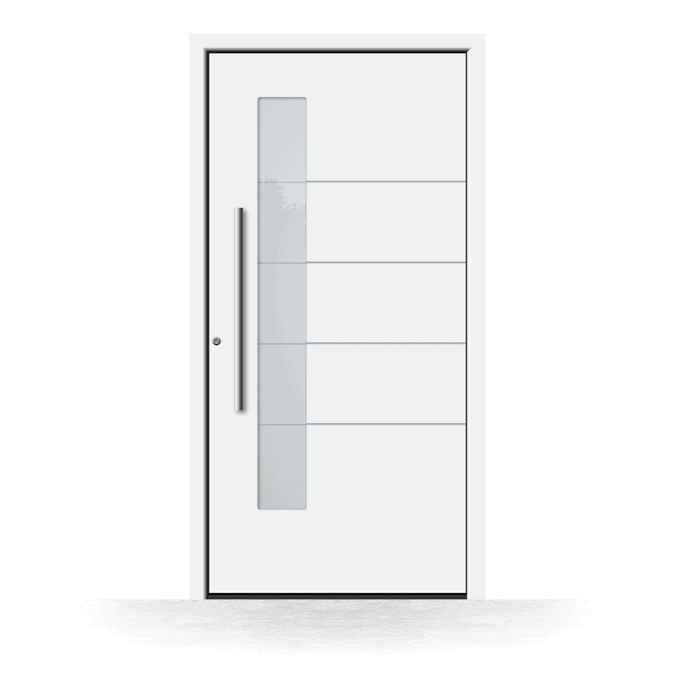 Puerta de entrada modelo Leganés en blanco