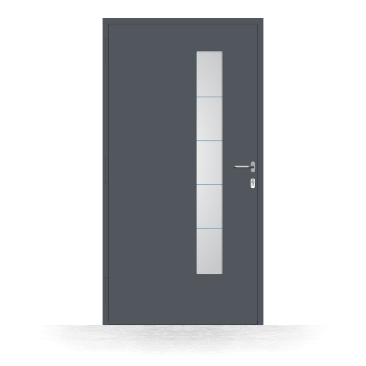 Puerta de entrada de aluminio Logroño
