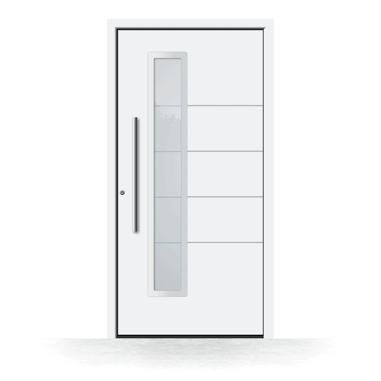 Puerta de entrada modelo Logroño en blanco