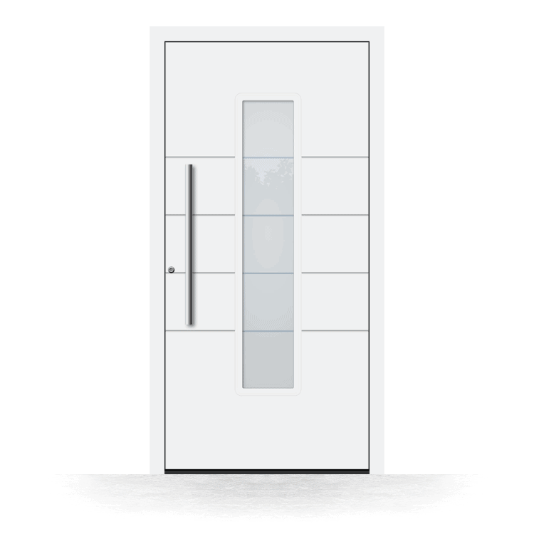 Puerta de entrada modelo Vitoria en blanco
