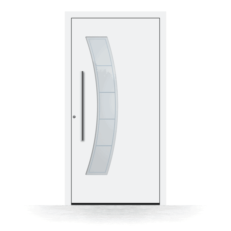 Puerta de entrada modelo Pamplona en blanco