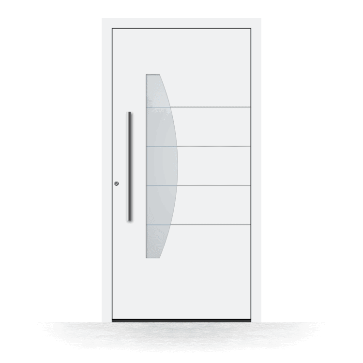 Puerta de entrada modelo Tarrasa en blanco