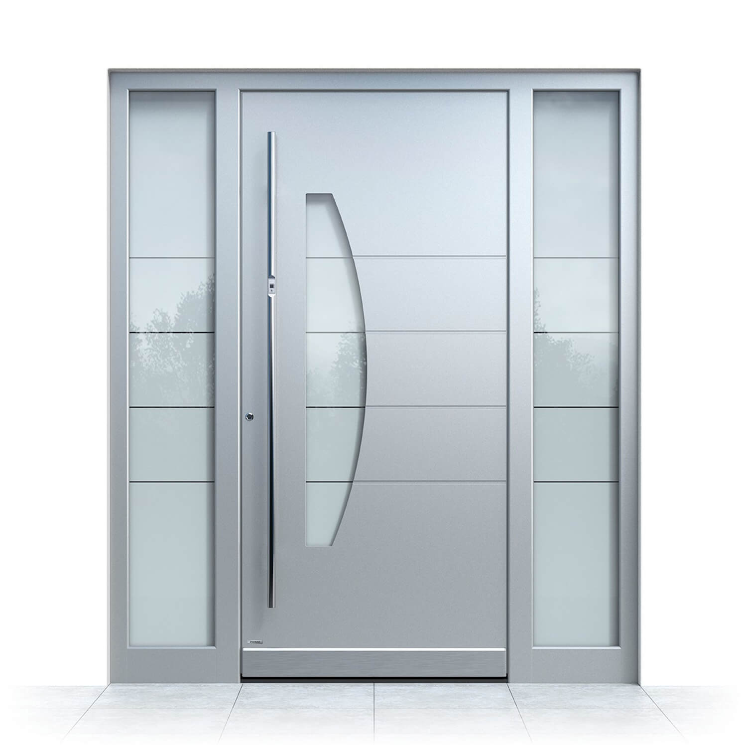 Puerta de entrada modelo Tarrasa con paneles laterales