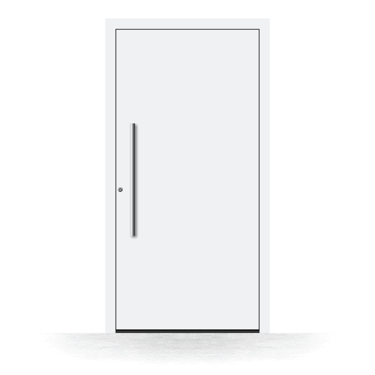 Puerta de entrada modelo Valencia en blanco