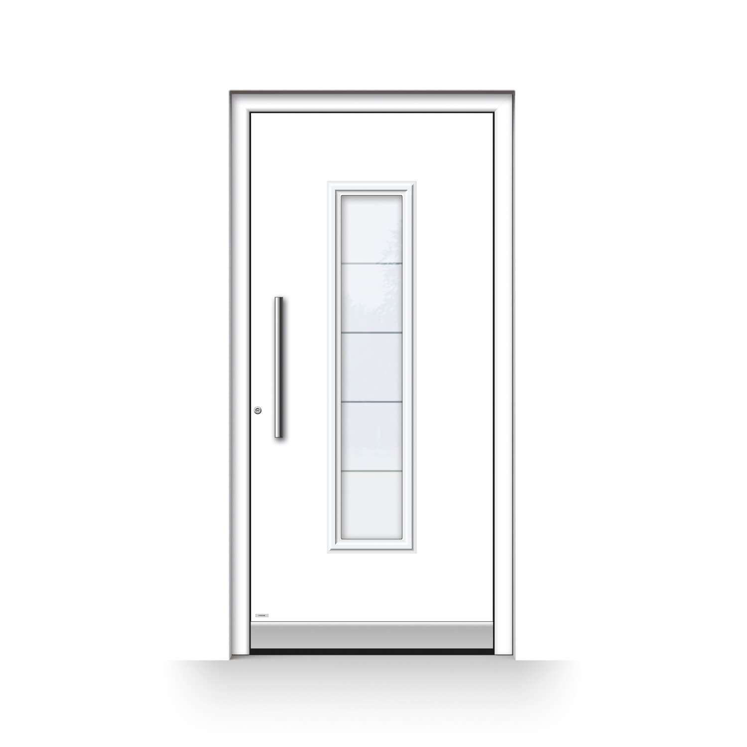 Puerta de entrada modelo Valladolid en blanco