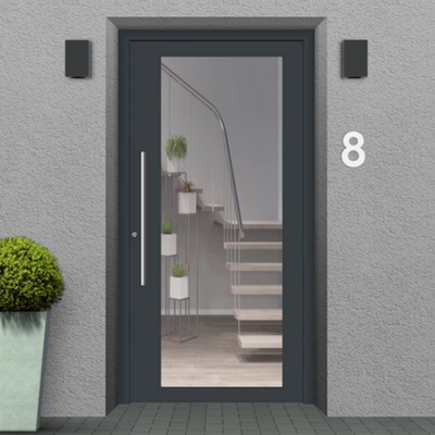 puerta de entrada de aluminio alcorcon