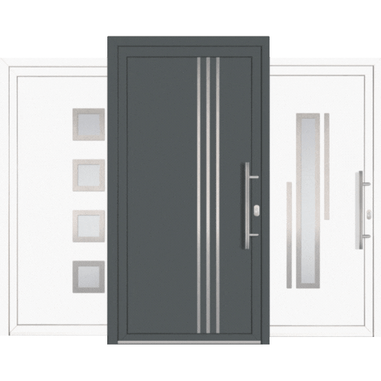 puerta de entrada de seguridad PVC 