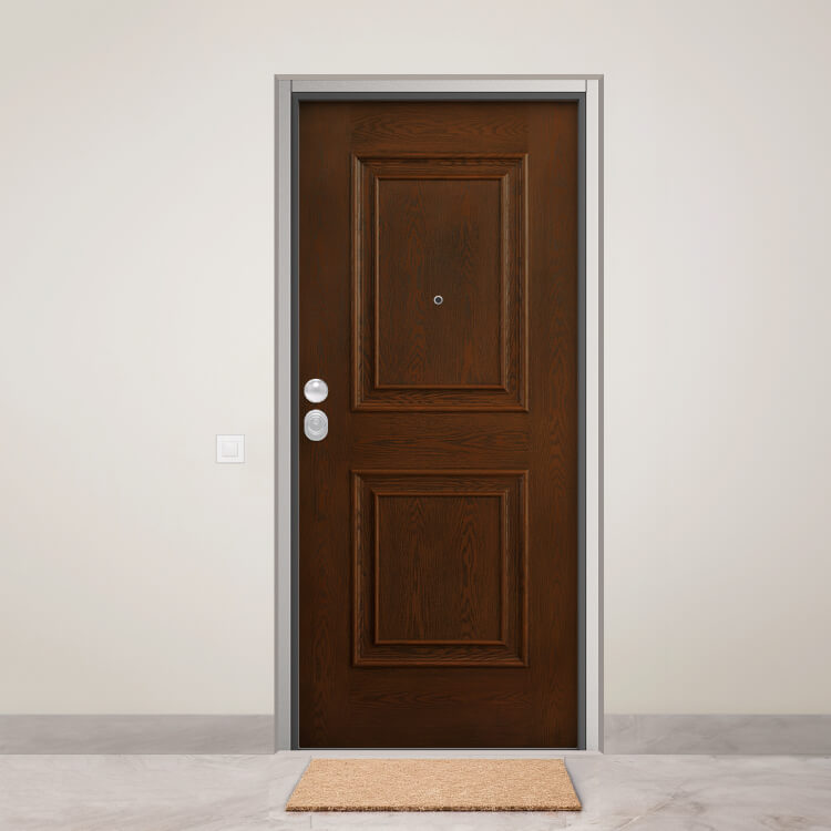 Puerta de entrada acorazada de apartamento