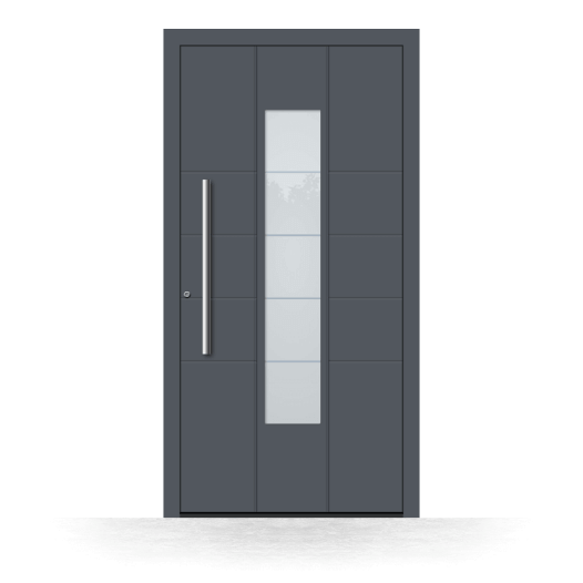 Puertas entradas de aluminio