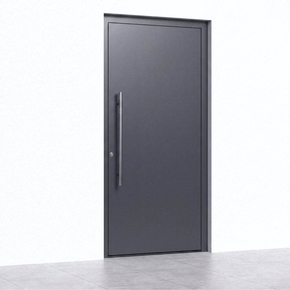 Instalación de la puerta de entrada Schüco Cádiz