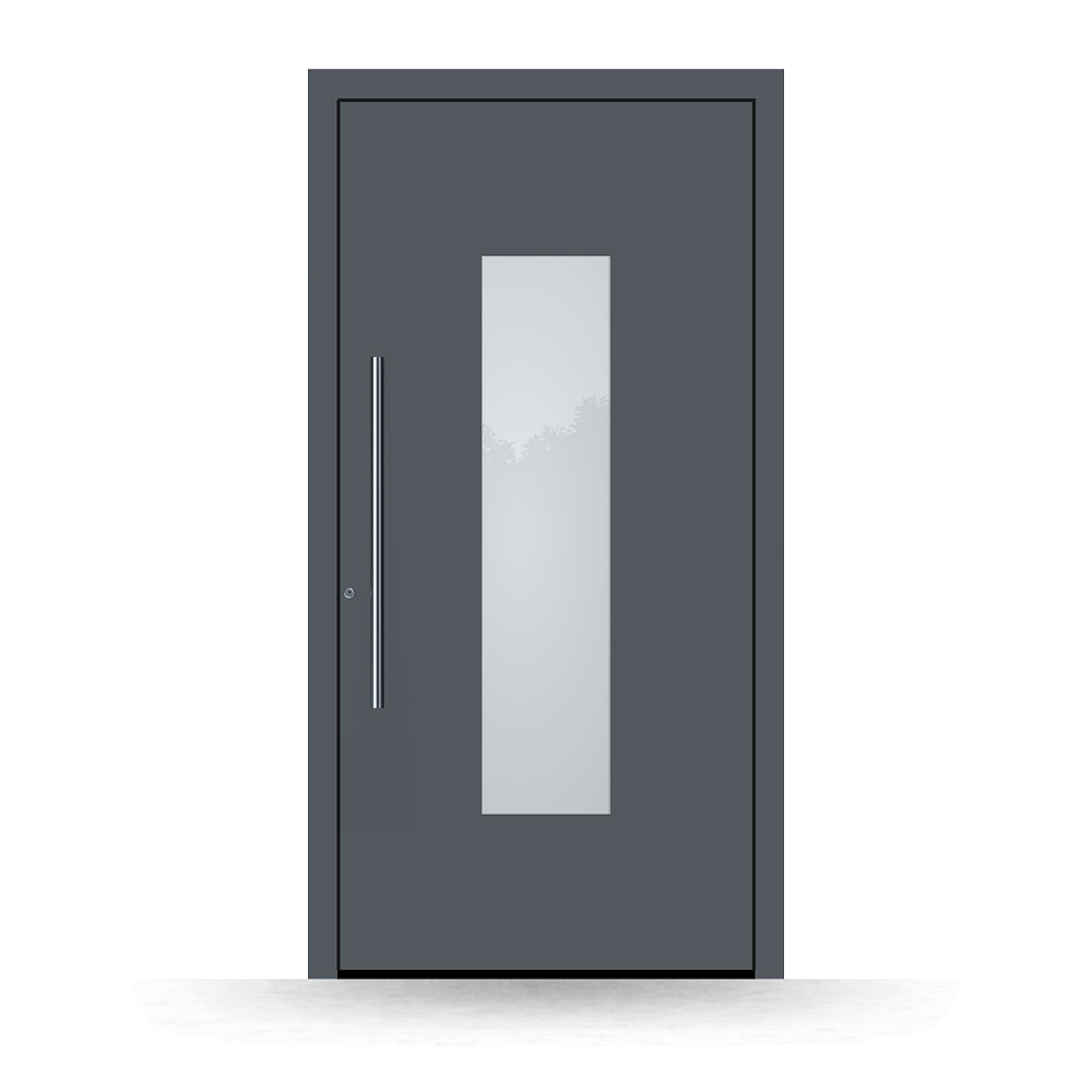 Puerta de entrada Schüco de aluminio Jaén