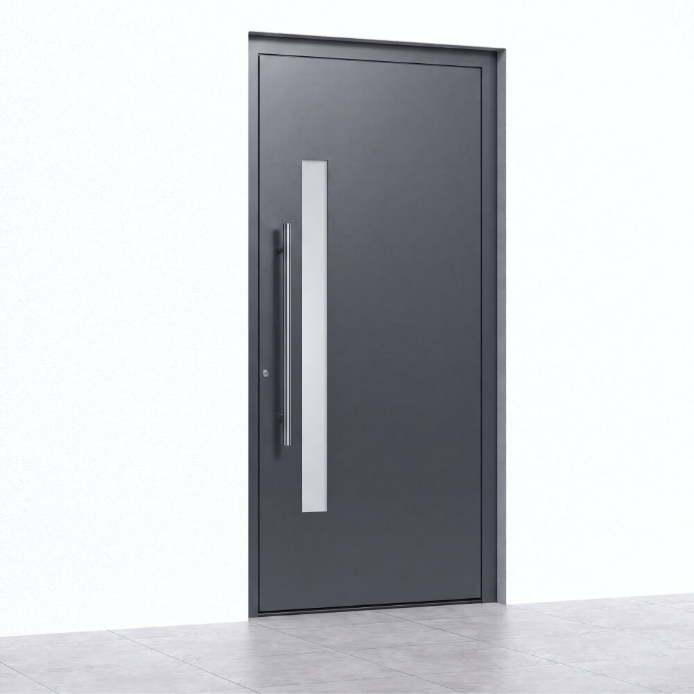 Instalación de la puerta de entrada Schüco Lugo