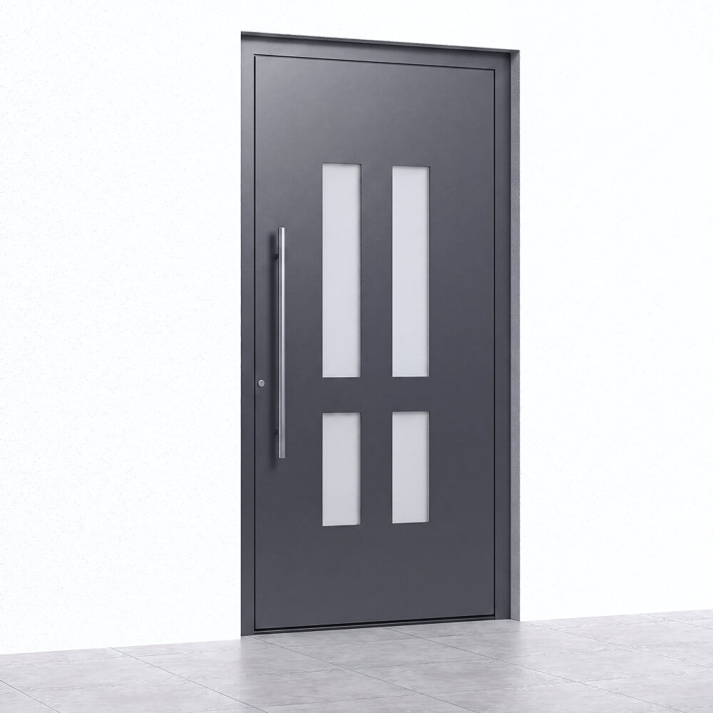 Instalación de la puerta de entrada Schüco Manresa