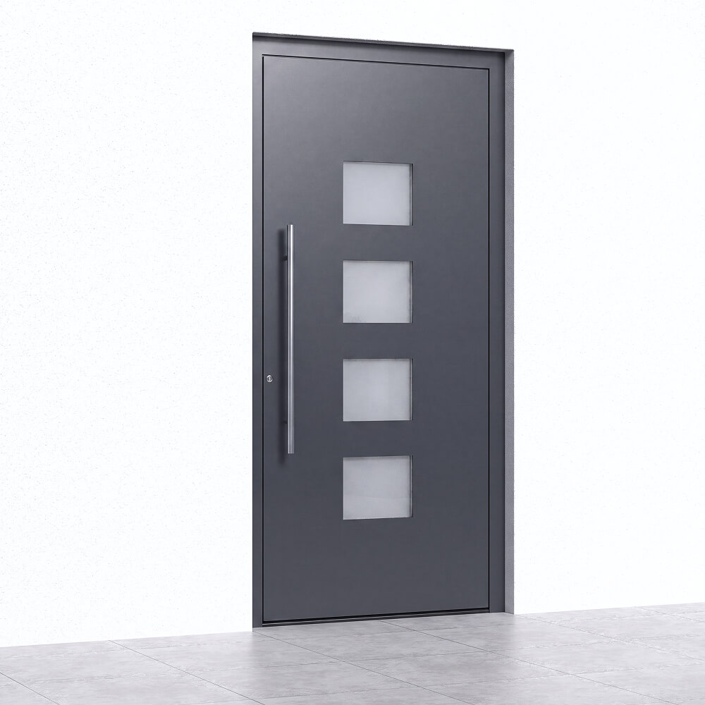 Instalación de la puerta de entrada Schüco Mataró