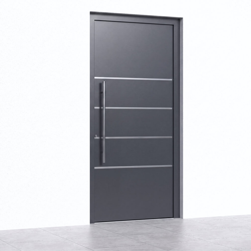 Instalación de la puerta de entrada Schüco Zamora