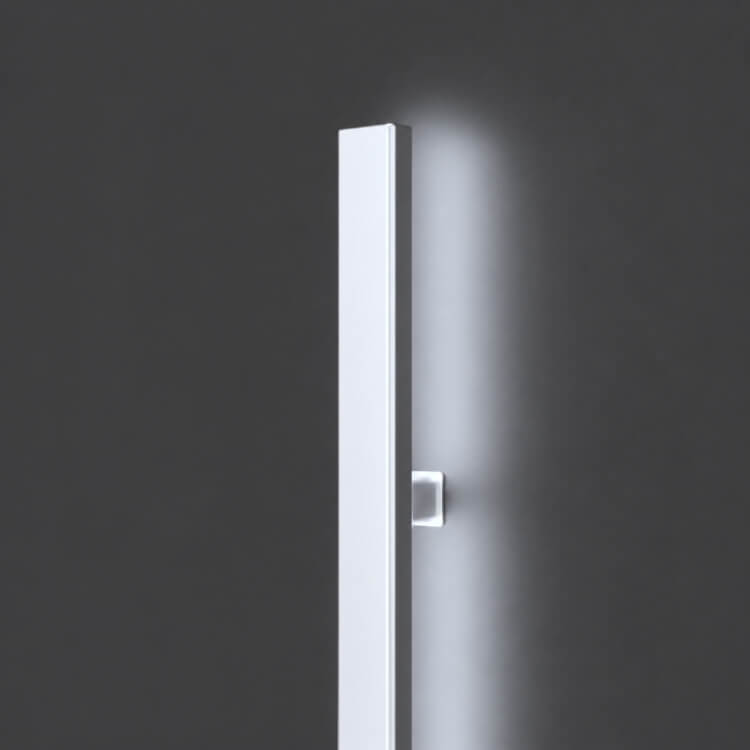 Puerta de entrada tirador prisma led