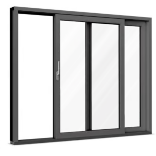 Puerta para terraza de aluminio