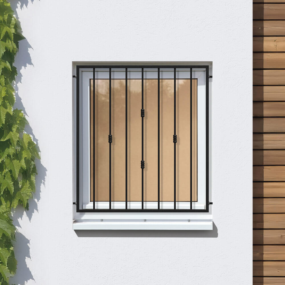 Reja para ventana Pontevedra color negro