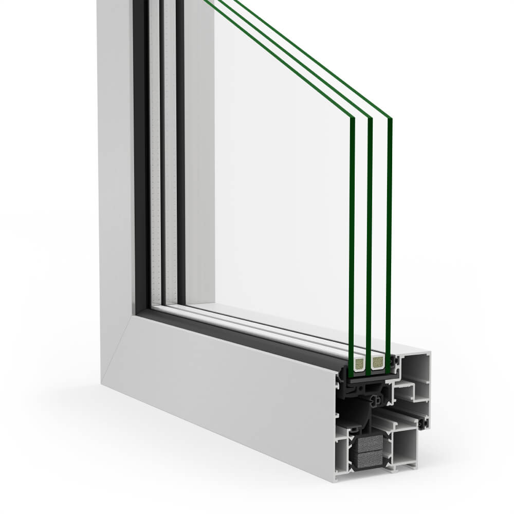 Ventana Aluminio Cortizo 70 evolution hoja oculta