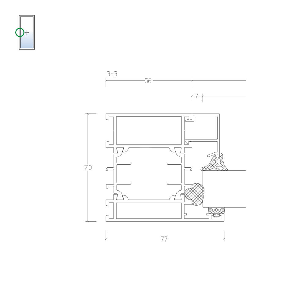 COR 3500: acristalamiento fijo