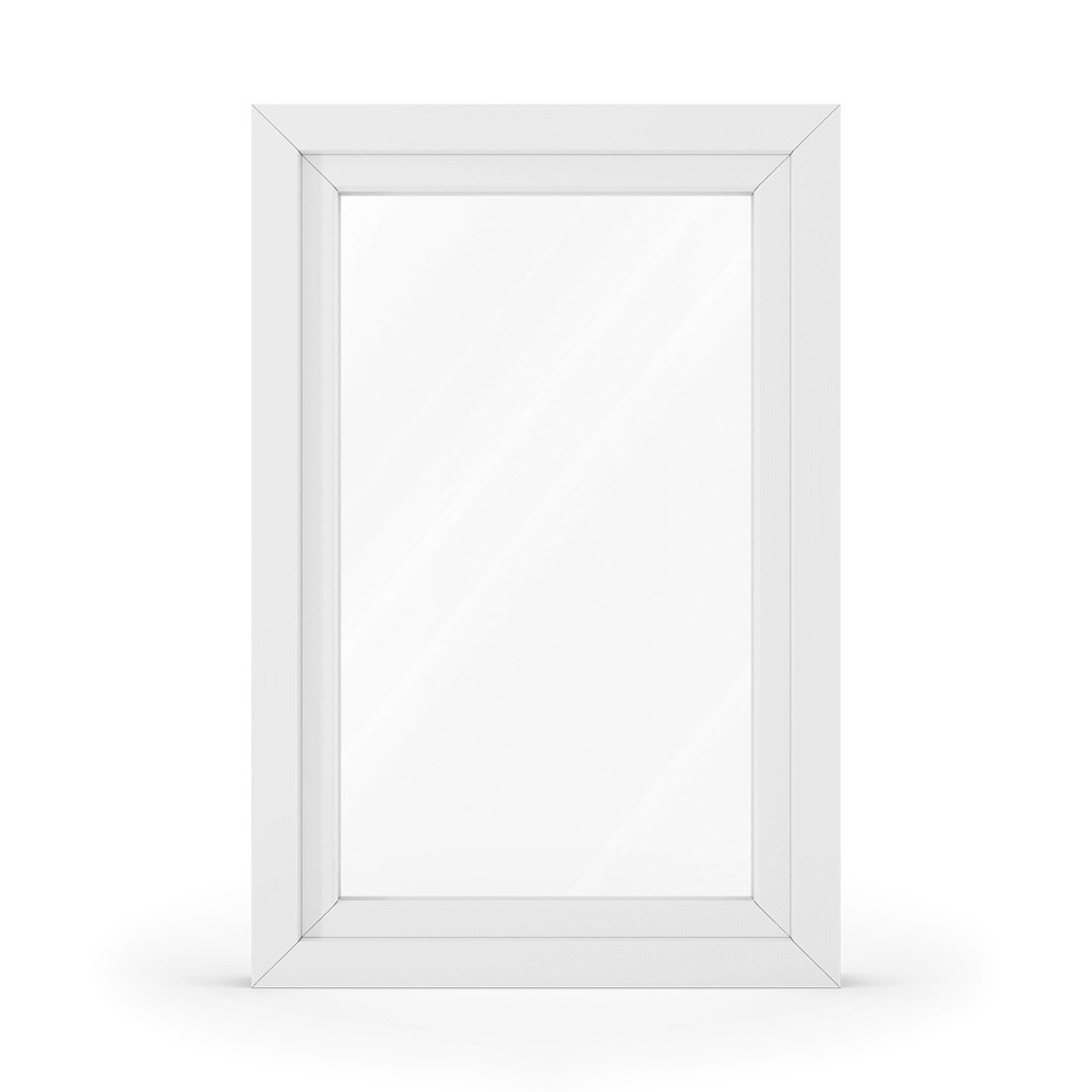 Ventanas de PVC en blanco