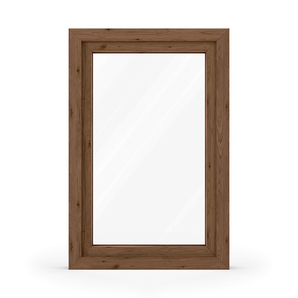 Ventanas de PVC en nogal
