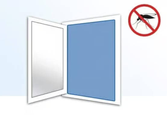 Esquema de mosquitera para ventanas