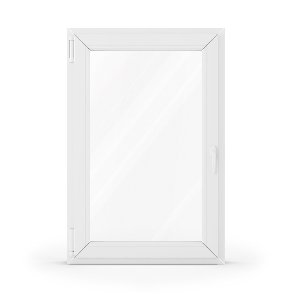 Ventana interior de color blanco