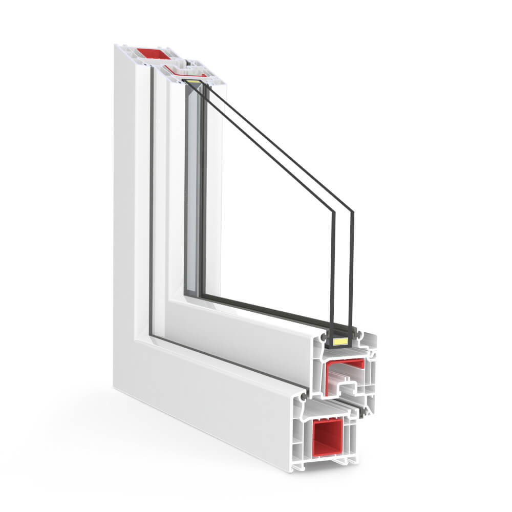 Perfil angular Veka Softline 70