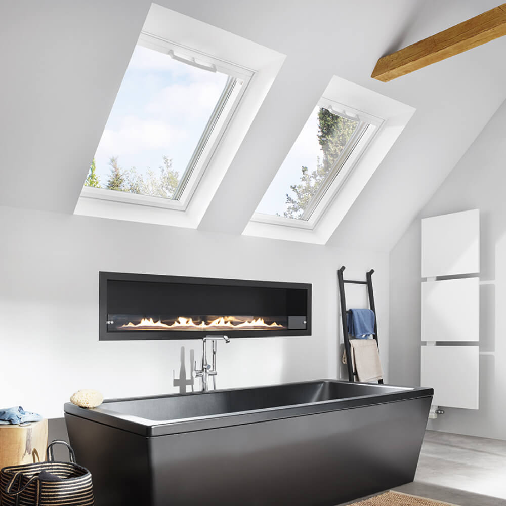 Instalación de la ventana Roto Q4 de PVC en el baño