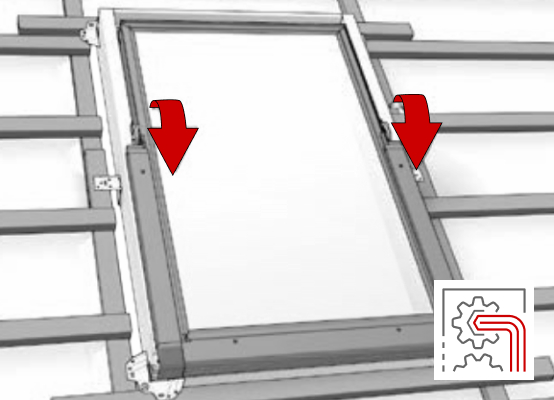 Ajustar una ventana de techo