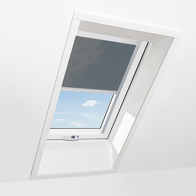 Estor transparente gris oscuro Estor transparente gris oscuro