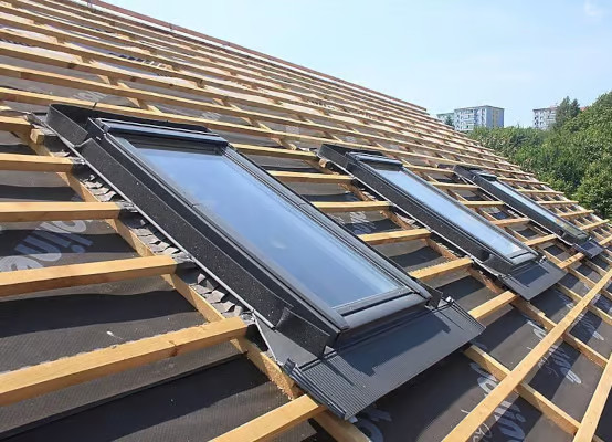 Ventana de techo instalada