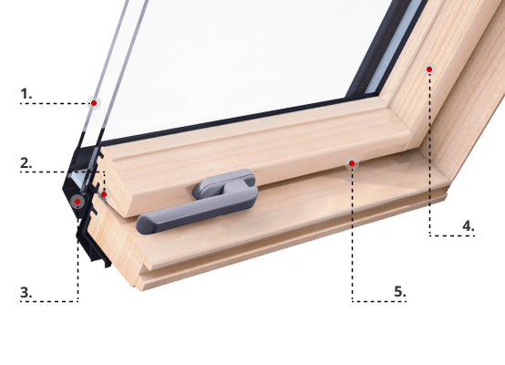 Perfil Ropal R4 madera Perfil Ropal R4 madera