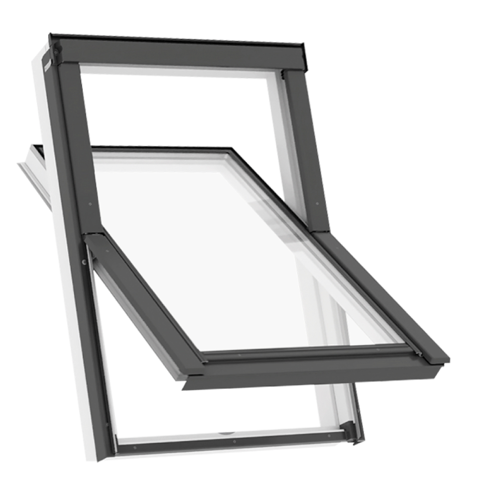 ventana de techo madera apertura giro