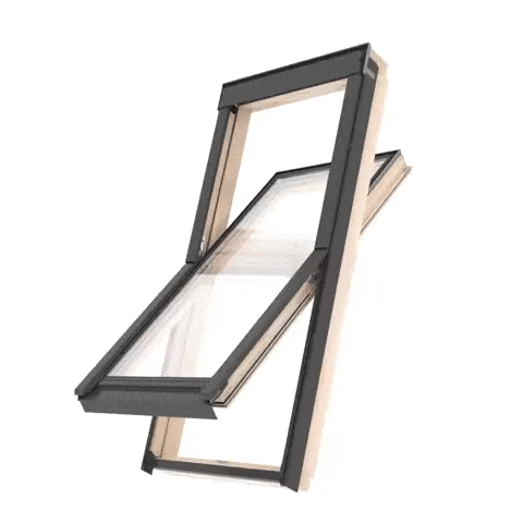 Ventana de techo modelo madera 