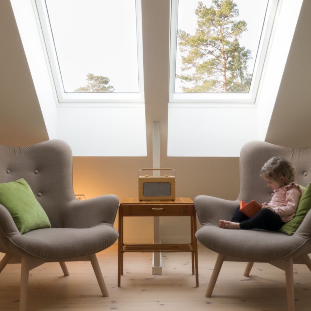 Dos ventanas de PVC Dos ventanas de PVC